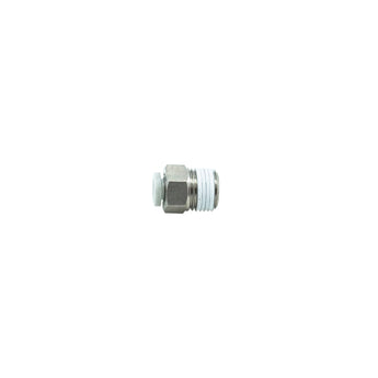 Fitting straight Ø4 1/8", Stainless steel